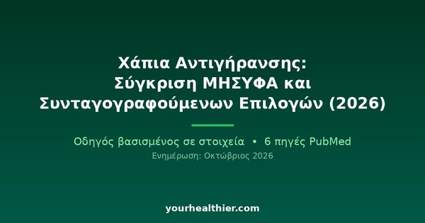 Χάπια Αντιγήρανσης: Σύγκριση ΜΗΣΥΦΑ και Συνταγογραφούμενων Επιλογών (2026)