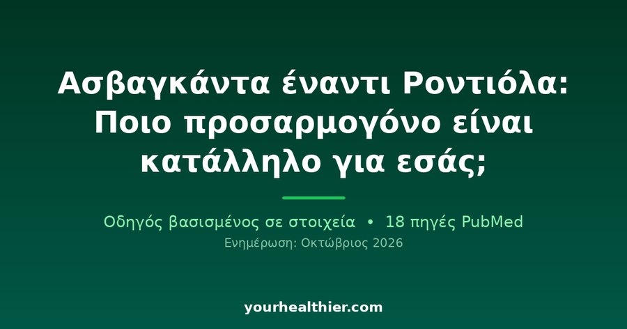 Ασβαγκάντα έναντι Ροντιόλα: Ποιο προσαρμογόνο είναι κατάλληλο για εσάς;