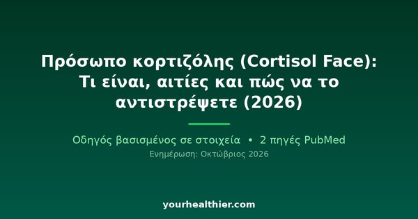 Πρόσωπο κορτιζόλης (Cortisol Face): Τι είναι, αιτίες και πώς να το αντιστρέψετε (2026)
