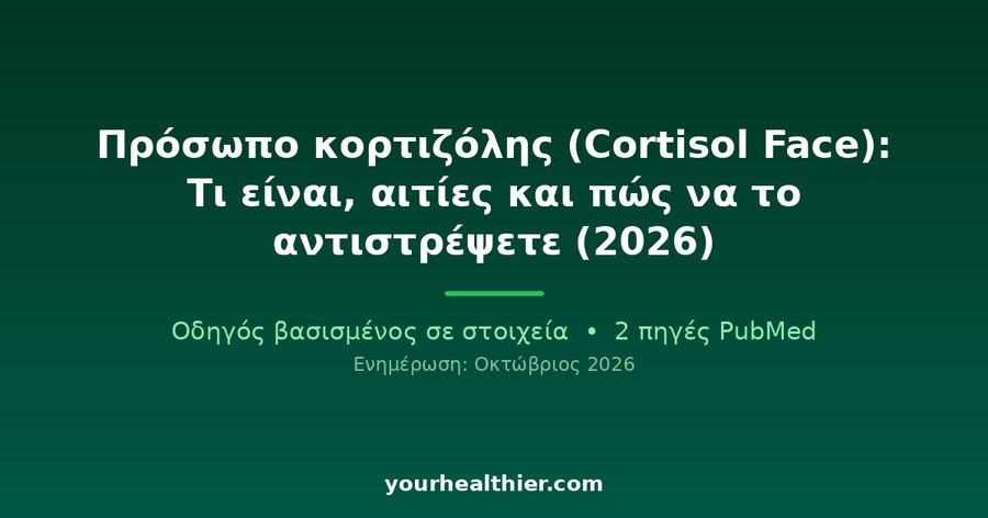 Πρόσωπο κορτιζόλης (Cortisol Face): Τι είναι, αιτίες και πώς να το αντιστρέψετε (2026)