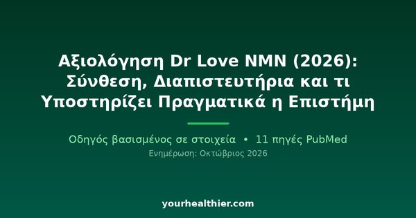 Αξιολόγηση Dr Love NMN (2026): Σύνθεση, Διαπιστευτήρια και τι Υποστηρίζει Πραγματικά η Επιστήμη