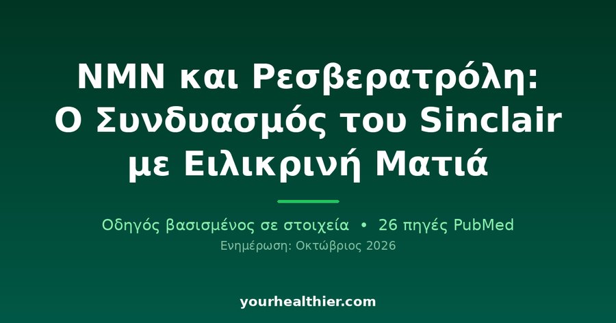 NMN και Ρεσβερατρόλη: Ο Συνδυασμός του Sinclair με Ειλικρινή Ματιά